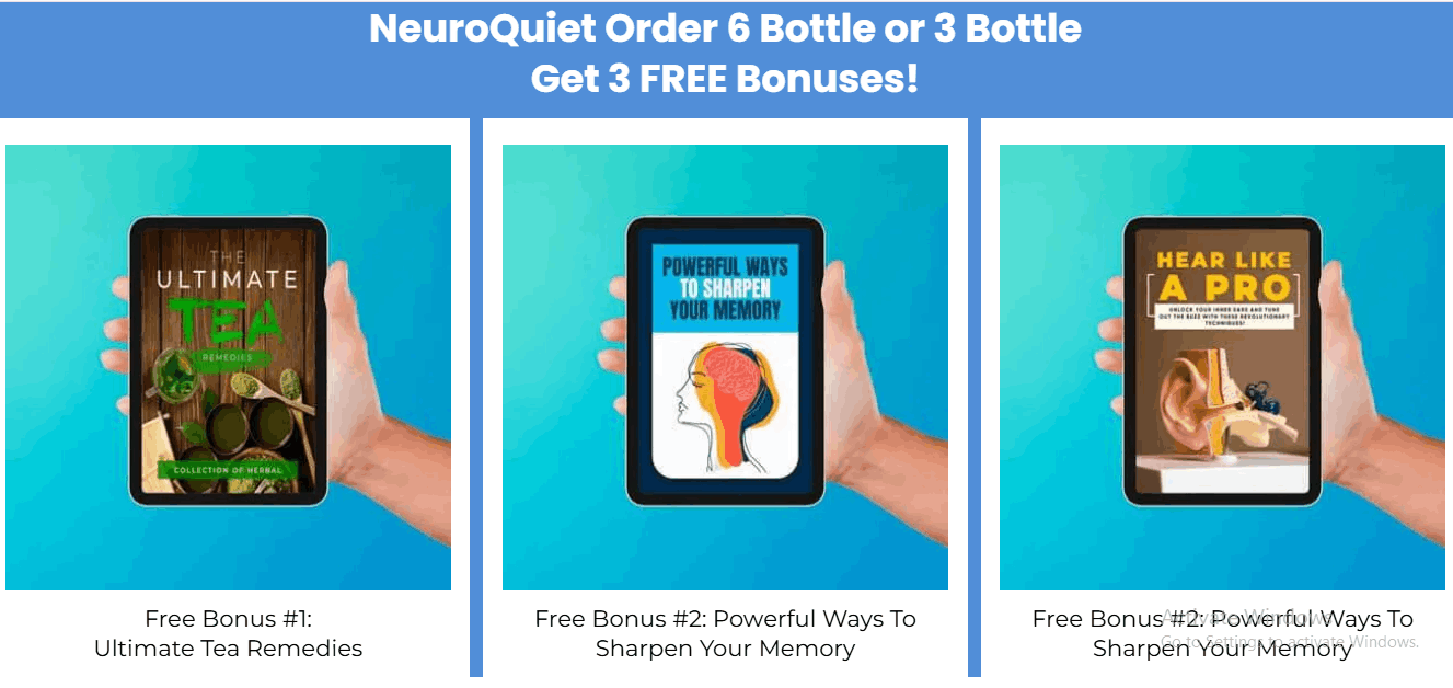 neuroquiet free bonuses